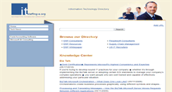 Desktop Screenshot of itstaffing-e.org